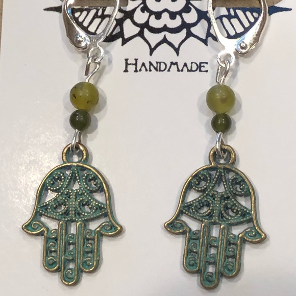 Hamsa Earrings - Picture 5 of 7